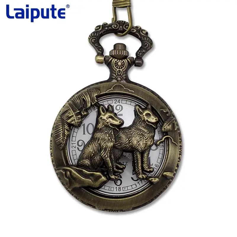 Zodiac Dragon Pocket Watch Necklace for Men Women - Image 20