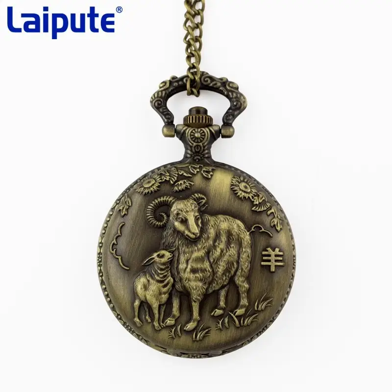 Zodiac Dragon Pocket Watch Necklace for Men Women - Image 6
