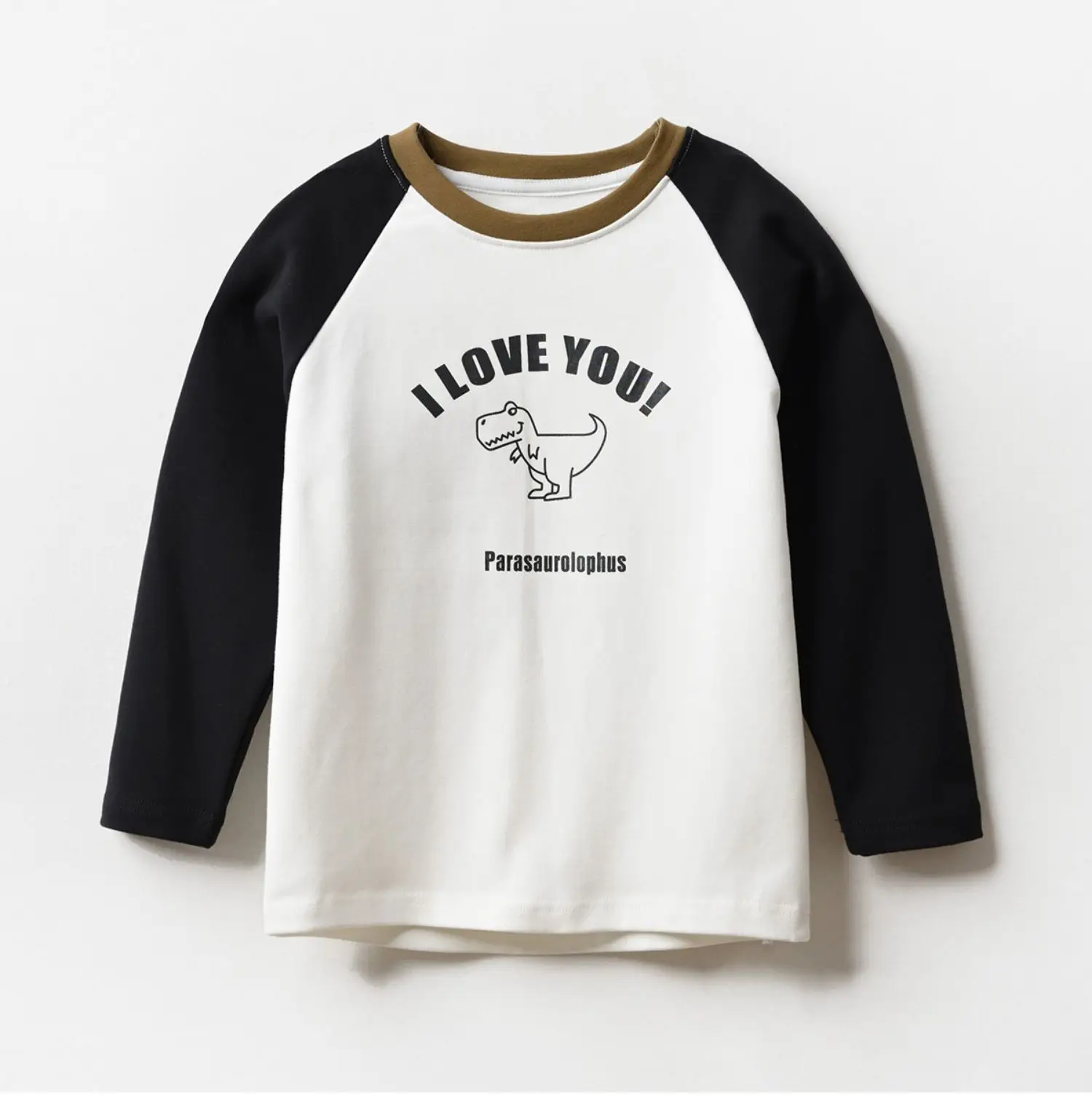 Children Cotton Long Sleeve T-Shirt Gray Blue Elephant Print — feature 10