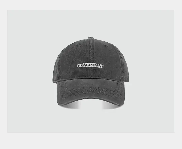 Korean Style Retro Washed Baseball Cap Men Women Big Head — feature 8