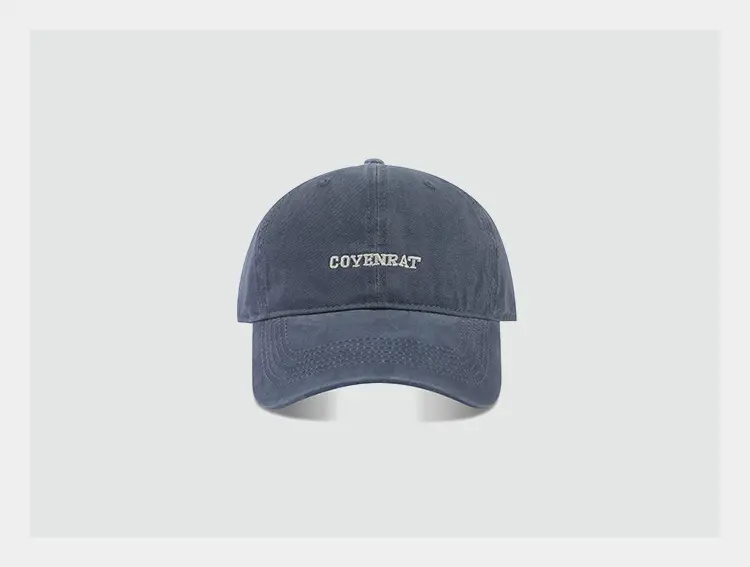Korean Style Retro Washed Baseball Cap Men Women Big Head — feature 9