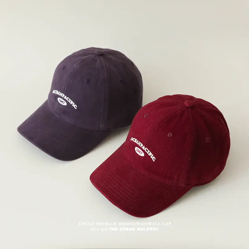 Korean Style Big Head Baseball Cap Brown Large — feature 10
