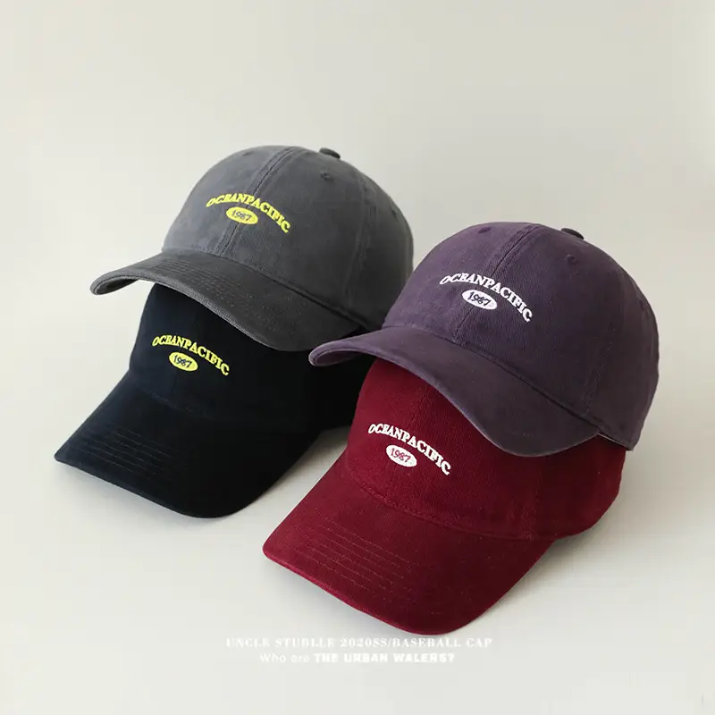 Korean Style Big Head Baseball Cap Brown Large — feature 12