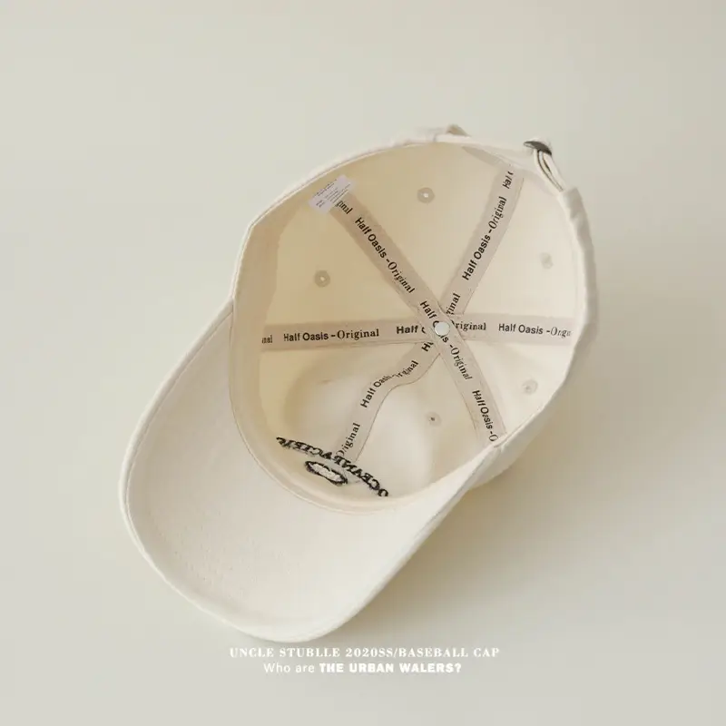 Korean Style Big Head Baseball Cap Brown Large — feature 4