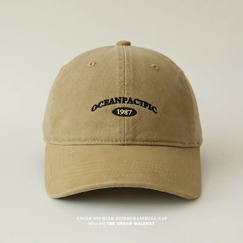 Korean Style Big Head Baseball Cap Brown Large — feature 5