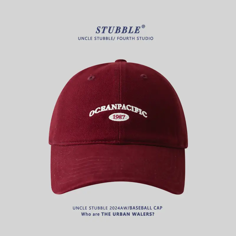 Korean Style Big Head Baseball Cap Brown Large - Image 4