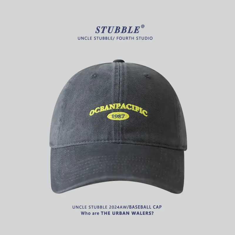 Korean Style Big Head Baseball Cap Brown Large - Image 6