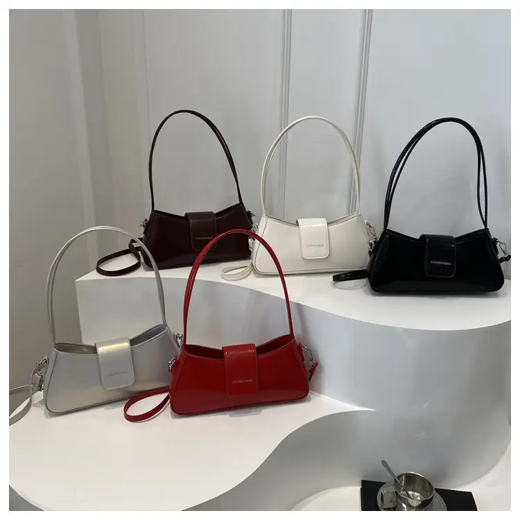 Women's White Shoulder Bag 2024 Winter Western Style - Image 7