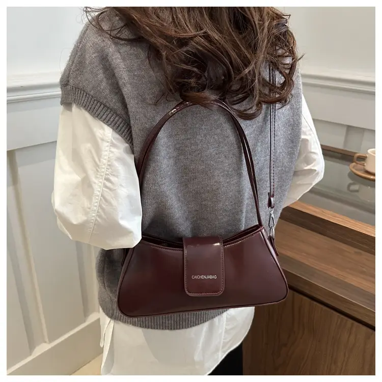 Women's White Shoulder Bag 2024 Winter Western Style - Image 8