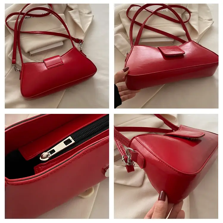 Women's White Shoulder Bag 2024 Winter Western Style — feature 9