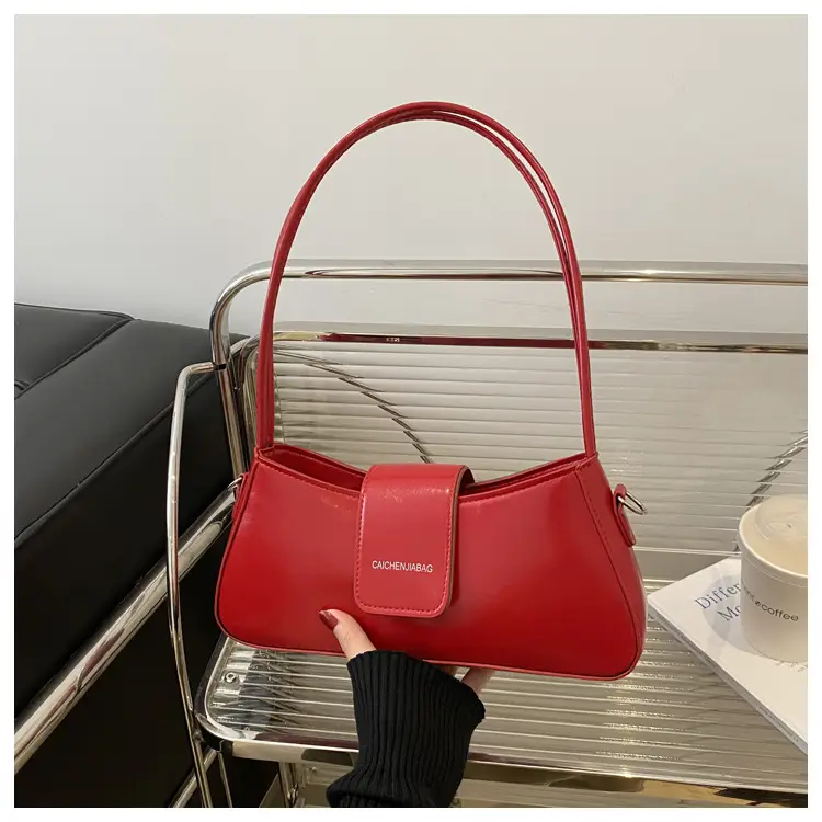 Women's White Shoulder Bag 2024 Winter Western Style - Image 4