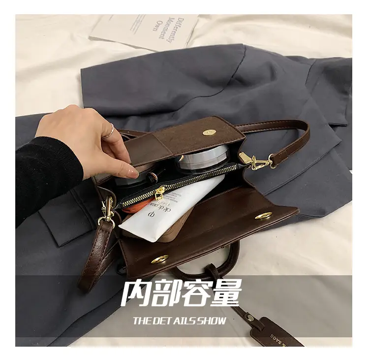 Women Crossbody Bag Red Leather 2024 New Autumn Winter — feature 10