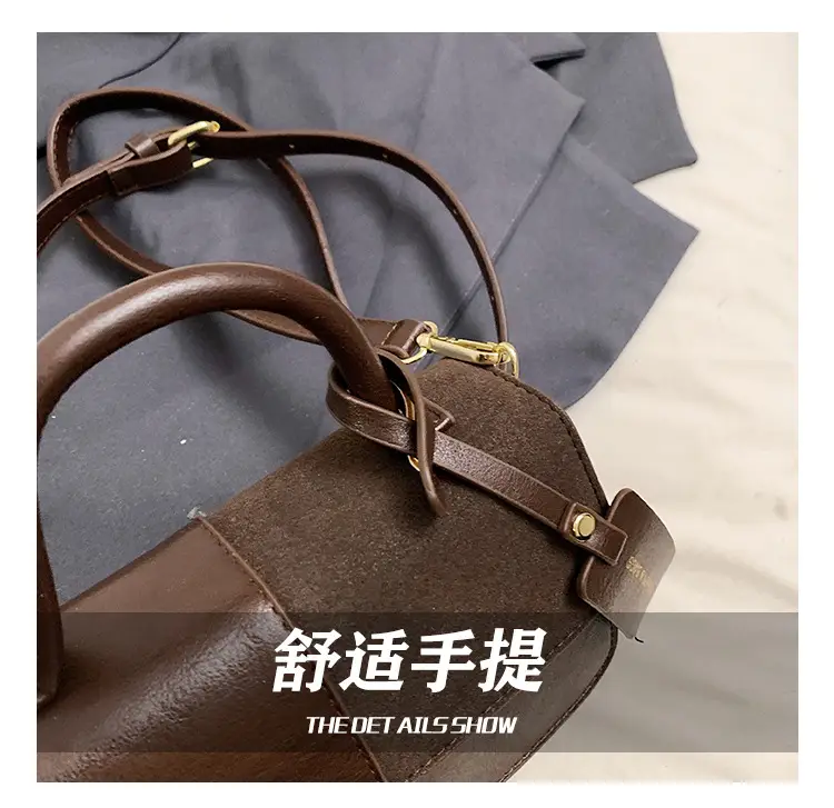 Women Crossbody Bag Red Leather 2024 New Autumn Winter — feature 12