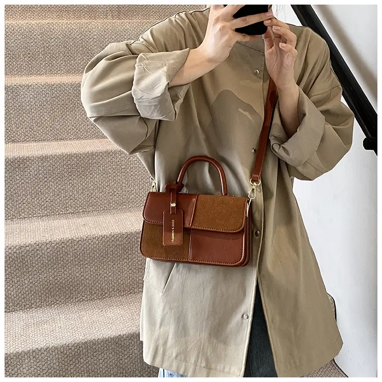 Women Crossbody Bag Red Leather 2024 New Autumn Winter — feature 17