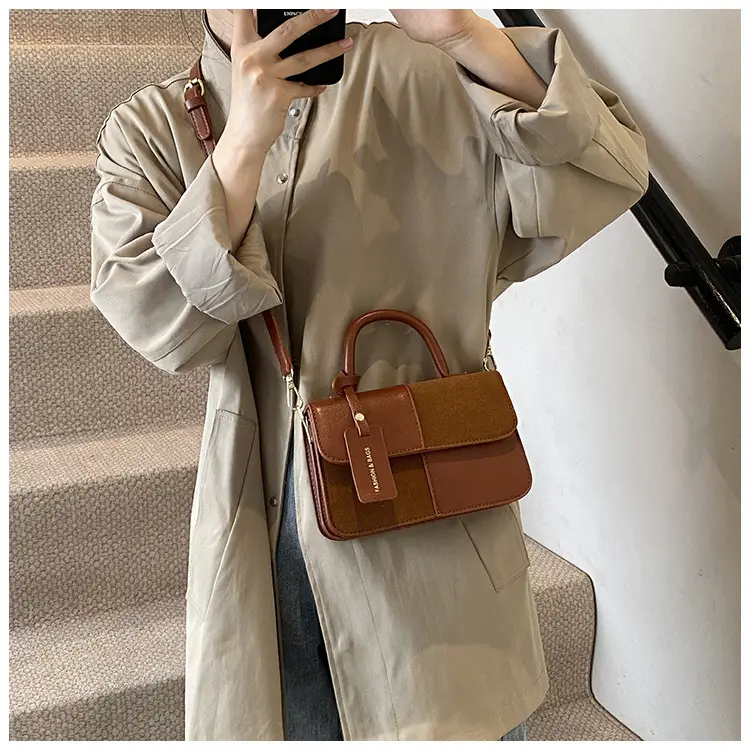 Women Crossbody Bag Red Leather 2024 New Autumn Winter — feature 19
