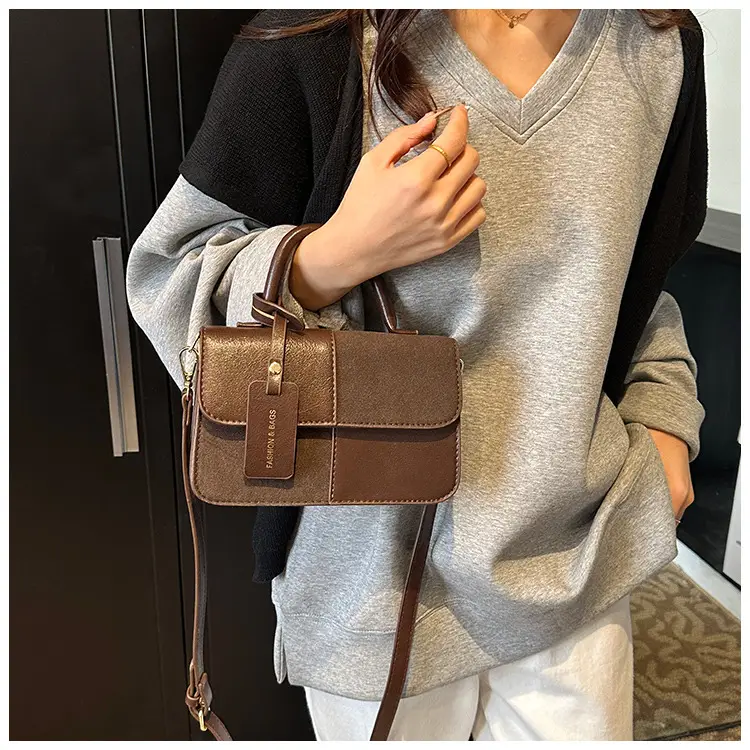 Women Crossbody Bag Red Leather 2024 New Autumn Winter — feature 24