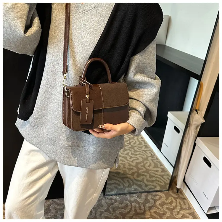 Women Crossbody Bag Red Leather 2024 New Autumn Winter — feature 28