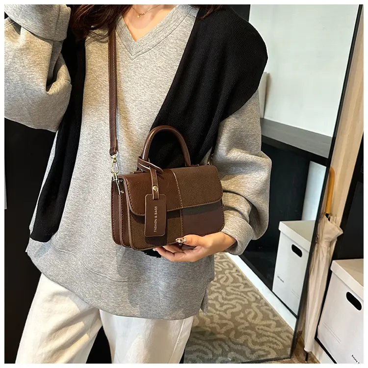 Women Crossbody Bag Red Leather 2024 New Autumn Winter — feature 29