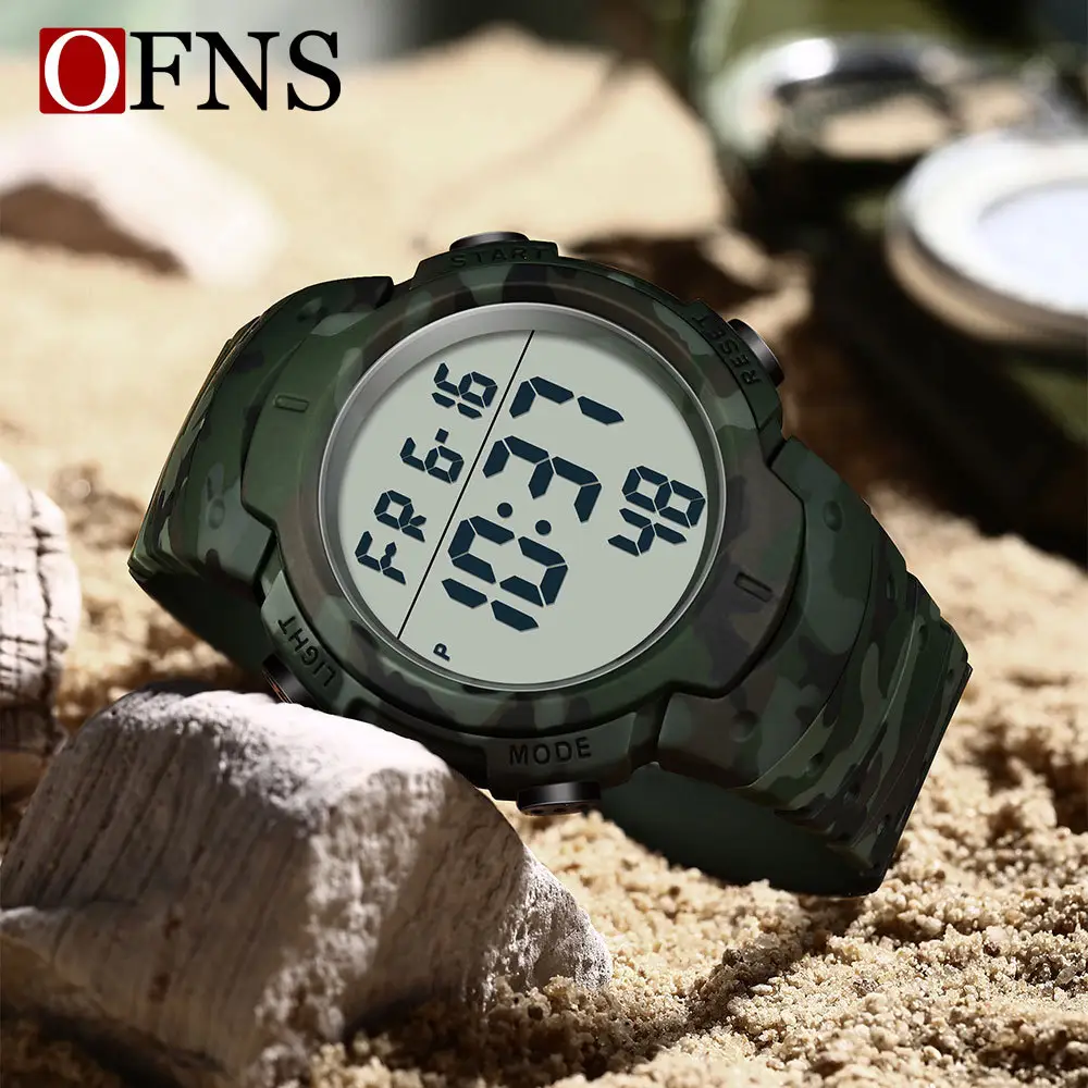 Men's Camouflage Digital Watch 6:19 Display - Image 8