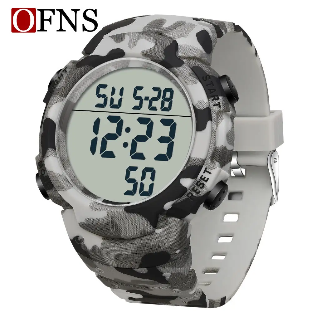 Men's Camouflage Digital Watch 6:19 Display - Image 10