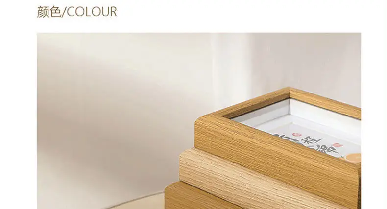 Three-dimensional photo frame wooden hollow table wholesale 5 inch 6 inch 7 inch 8 inch 10 inch A3 photo frame wall photo frame — feature 8