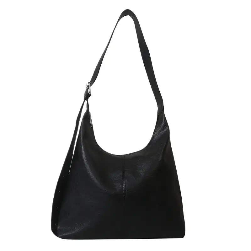 Black Vintage Shoulder Tote Bag for Women 2026 - Image 9