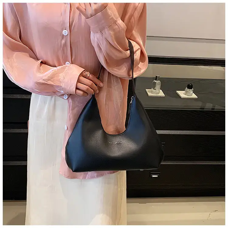 2023 New Women's Black One-Shoulder Handbag — feature 14