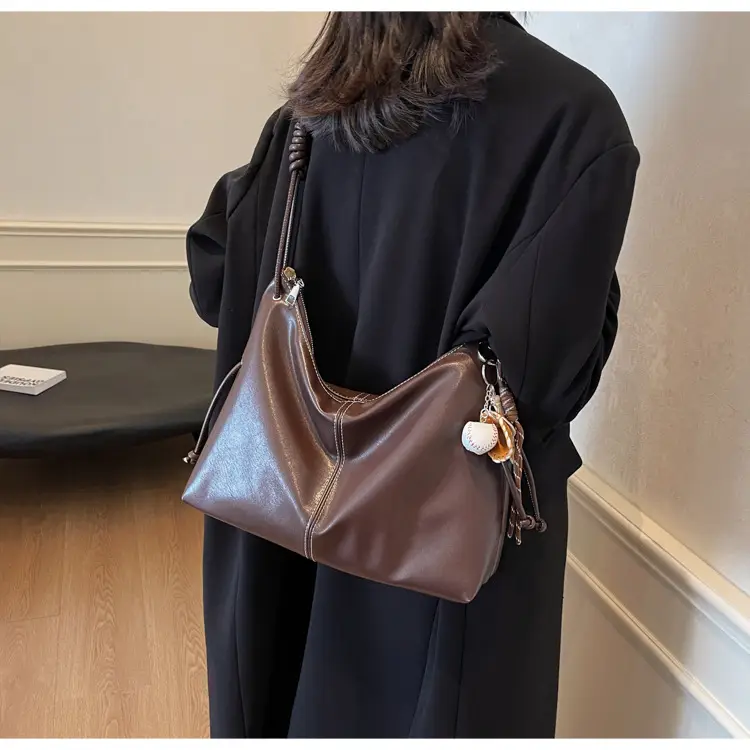 Retro Brown Leather Shoulder Bag for Women 2024 — feature 20