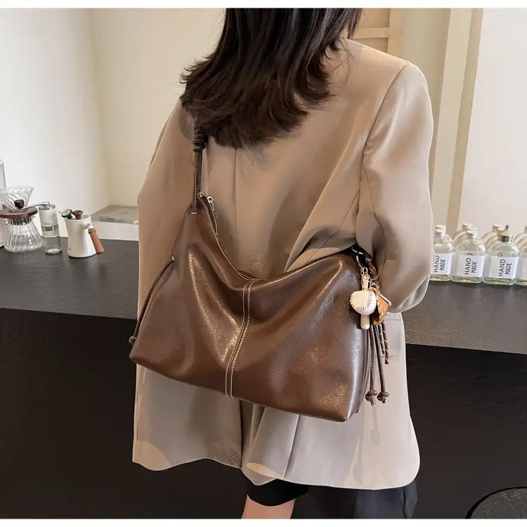 Retro Brown Leather Shoulder Bag for Women 2024 — feature 30