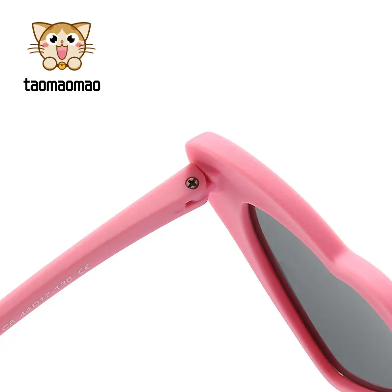 Pink Heart Polarized Sunglasses for Men Women - Image 10