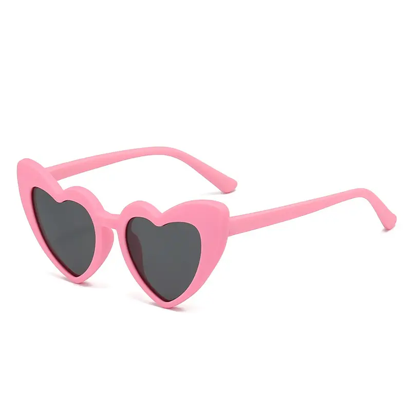 Pink Heart Polarized Sunglasses for Men Women - Image 13
