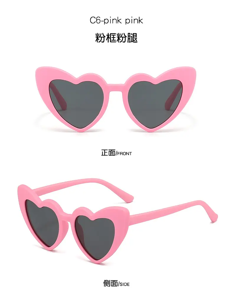 Pink Heart Polarized Sunglasses for Men Women β feature 15
