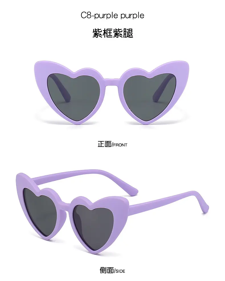 Pink Heart Polarized Sunglasses for Men Women β feature 17