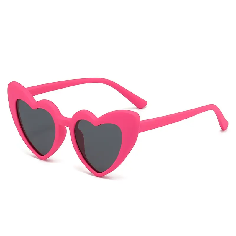 Pink Heart Polarized Sunglasses for Men Women - Image 5