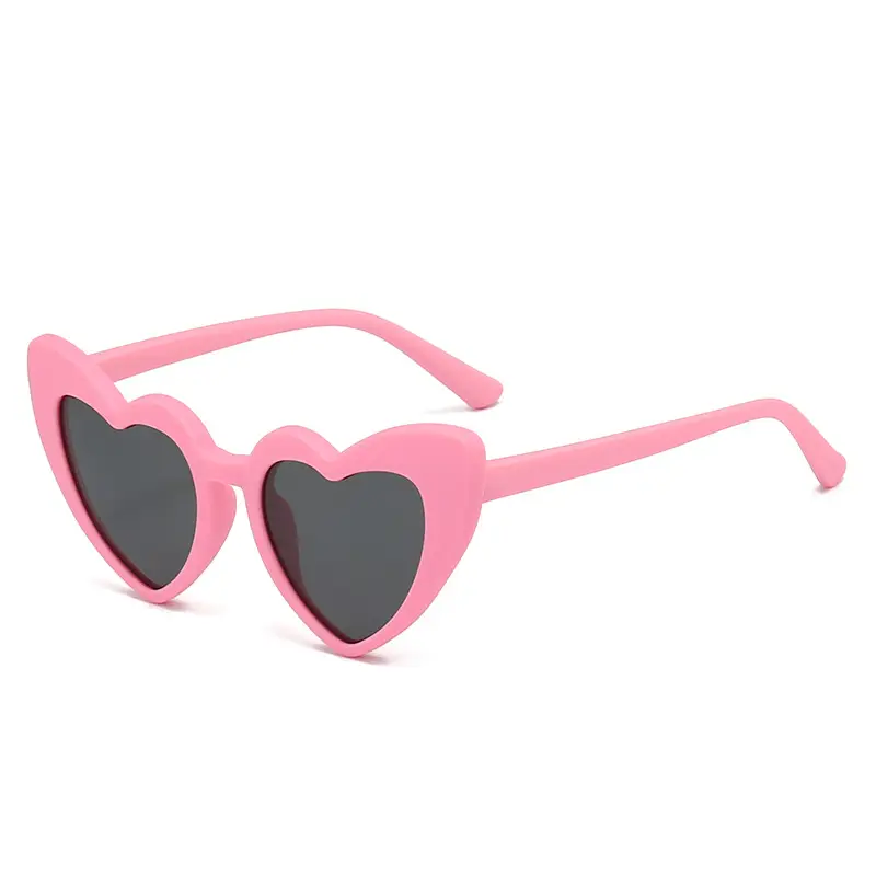 Pink Heart Polarized Sunglasses for Men Women - Image 6