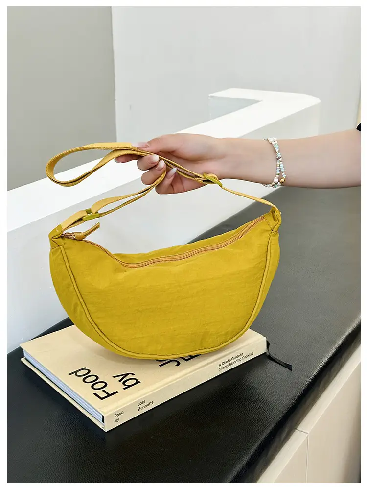 Blue Corduroy Underarm Bag for Women — feature 22