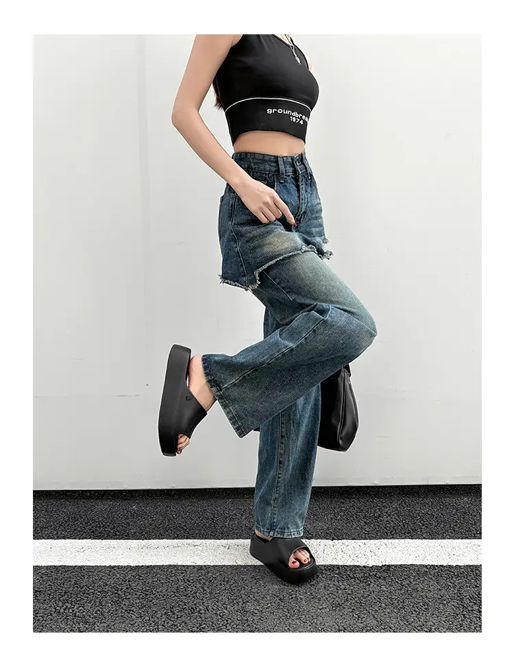 Thick-soles Slippers Women's Korean-style Instagram Fashionable Outdoor Fashionable Slim-shaped EVA Soft-soles Flat-soles Sandals for Comfortable — feature 17
