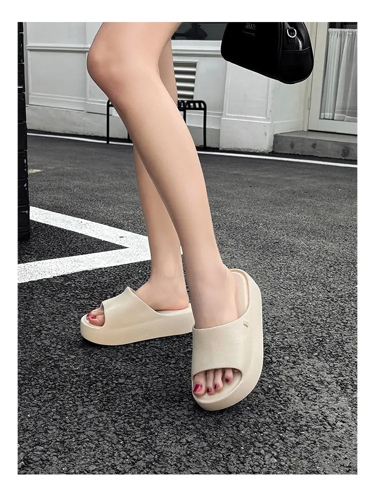 Thick-soles Slippers Women's Korean-style Instagram Fashionable Outdoor Fashionable Slim-shaped EVA Soft-soles Flat-soles Sandals for Comfortable — feature 24