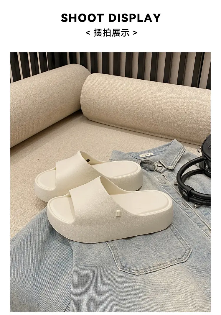 Thick-soles Slippers Women's Korean-style Instagram Fashionable Outdoor Fashionable Slim-shaped EVA Soft-soles Flat-soles Sandals for Comfortable — feature 30