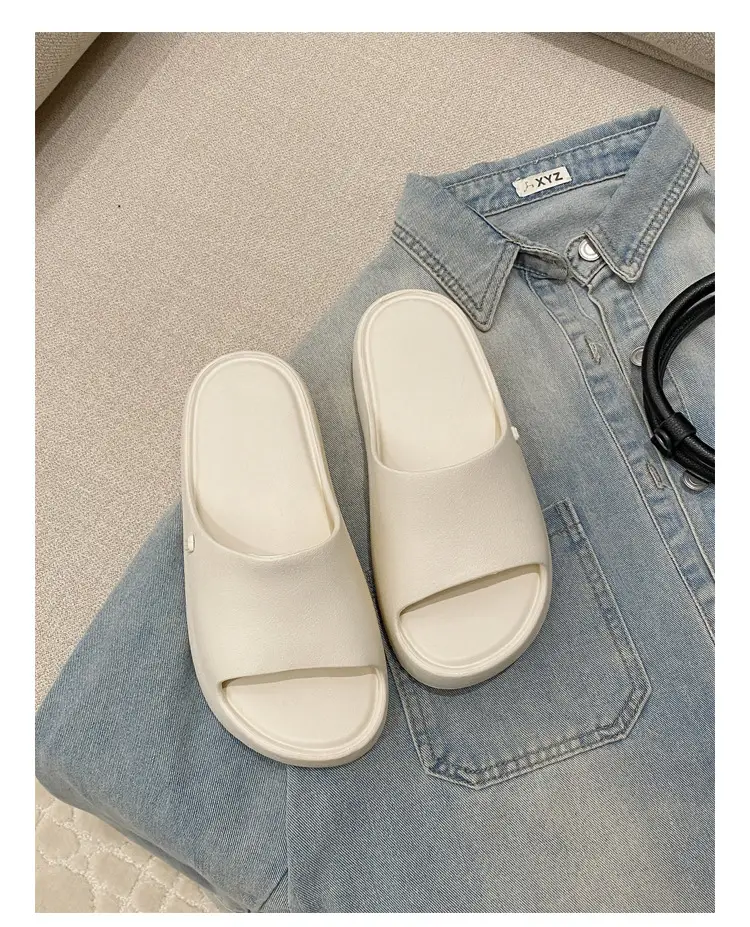 Thick-soles Slippers Women's Korean-style Instagram Fashionable Outdoor Fashionable Slim-shaped EVA Soft-soles Flat-soles Sandals for Comfortable — feature 31