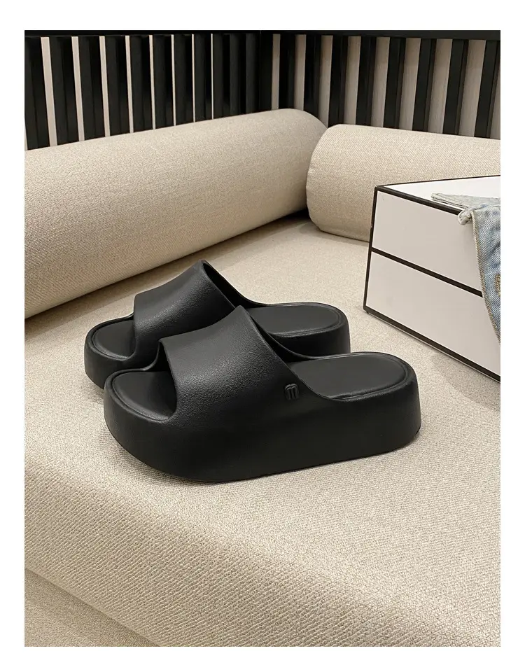 Thick-soles Slippers Women's Korean-style Instagram Fashionable Outdoor Fashionable Slim-shaped EVA Soft-soles Flat-soles Sandals for Comfortable — feature 35