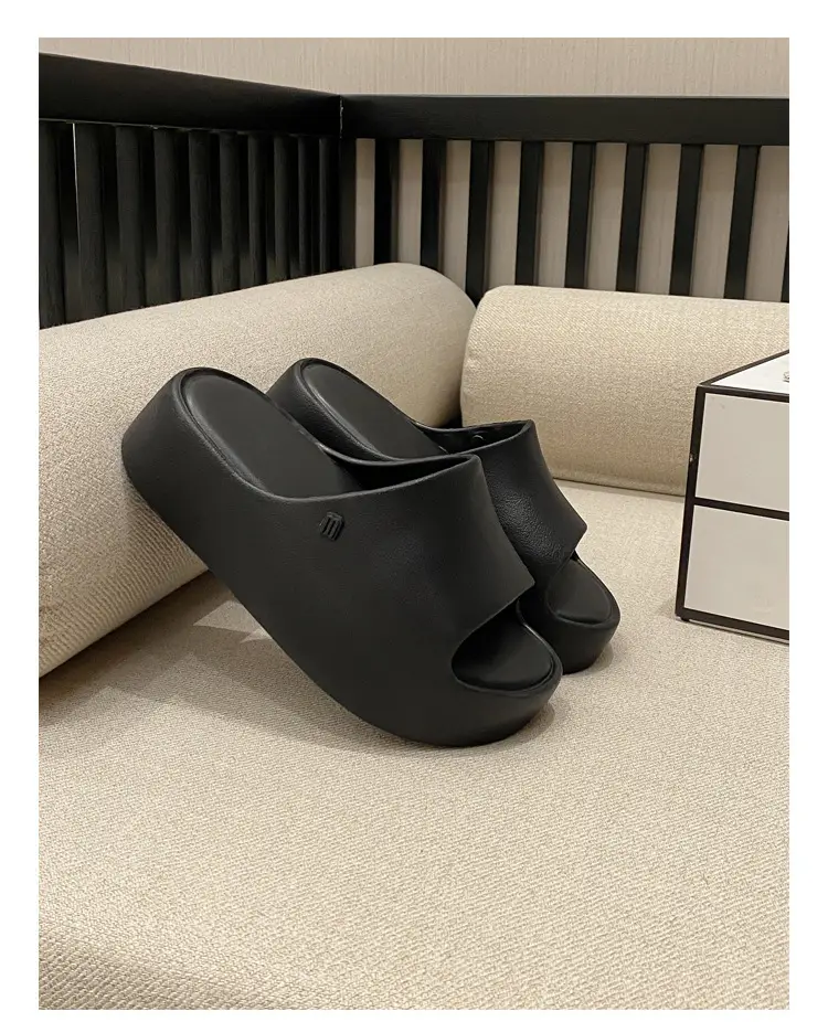 Thick-soles Slippers Women's Korean-style Instagram Fashionable Outdoor Fashionable Slim-shaped EVA Soft-soles Flat-soles Sandals for Comfortable — feature 37