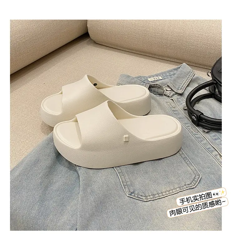 Thick-soles Slippers Women's Korean-style Instagram Fashionable Outdoor Fashionable Slim-shaped EVA Soft-soles Flat-soles Sandals for Comfortable — feature 7