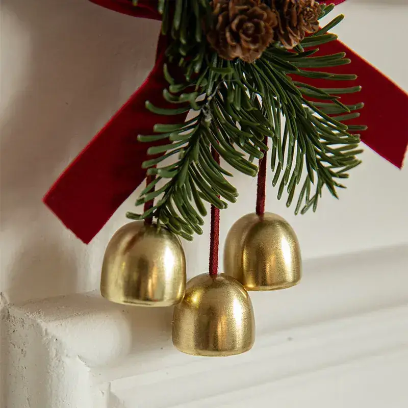 Golden Christmas Bell Decor for Tree and Home