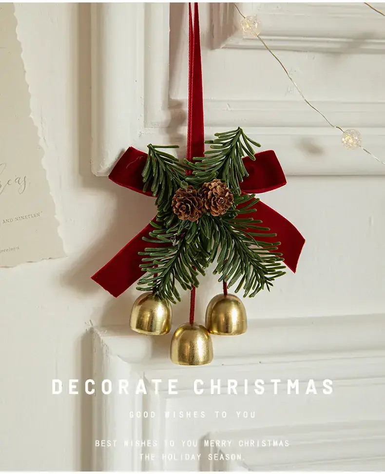 Golden Christmas Bell Decor for Tree and Home — feature 4