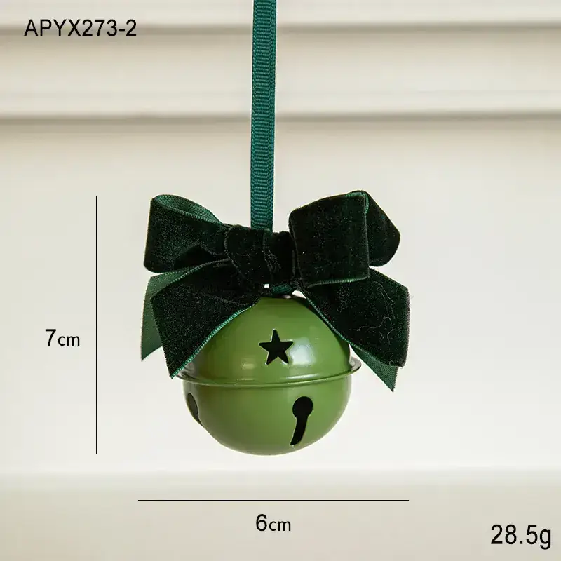 Golden Christmas Bell Decor for Tree and Home