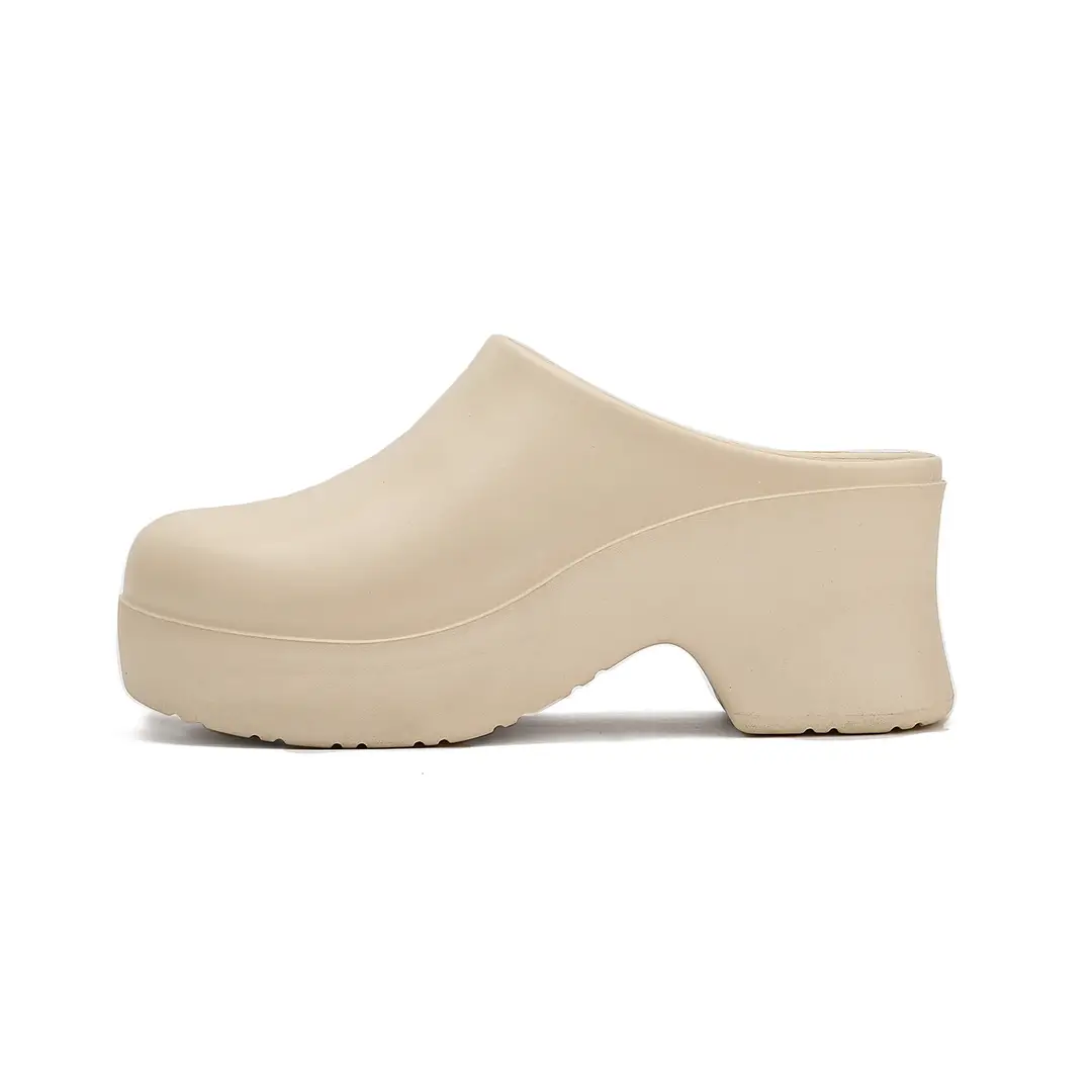 Birkenth Shoes Platform Sandals Women's Cross-border Foreign Trade High-heeled Baotou Slippers European and American Ins Trendy EVA Half-bag Sandals - Image 2