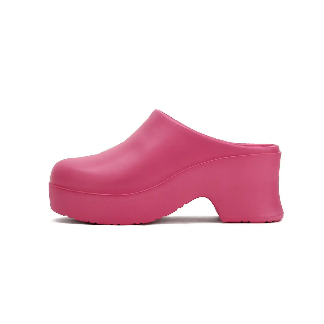 Birkenth Shoes Platform Sandals Women's Cross-border Foreign Trade High-heeled Baotou Slippers European and American Ins Trendy EVA Half-bag Sandals - Image 3