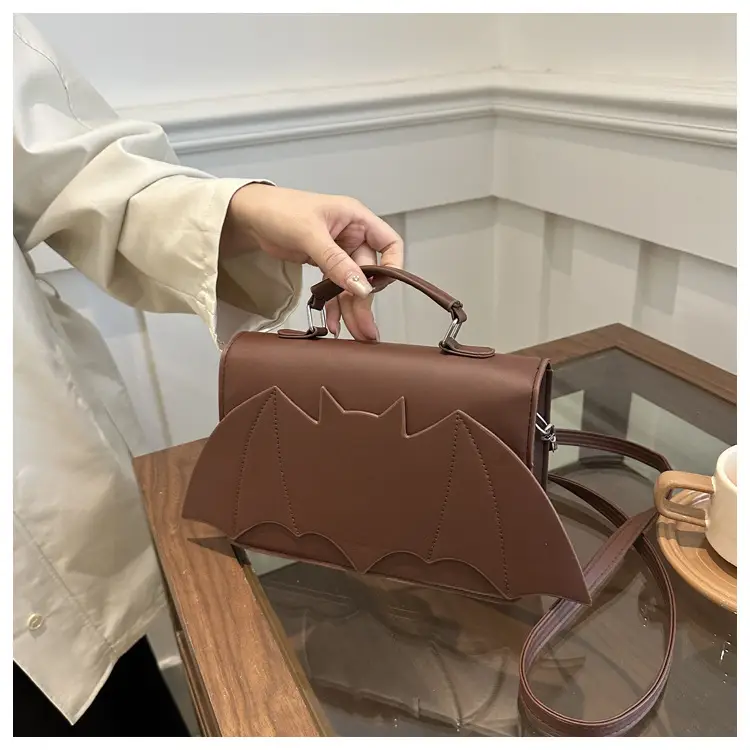 Women's Portable Halloween Shoulder Bag Tan 2024 — feature 12