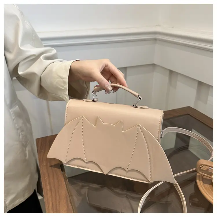 Women's Portable Halloween Shoulder Bag Tan 2024 — feature 15